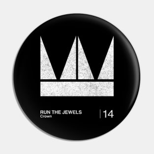 RTJ / Minimalist Graphic Artwork Fan Design Pin