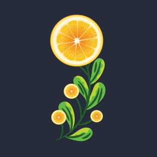 Orange fruit flower T-Shirt