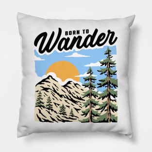 Born to wander Pillow