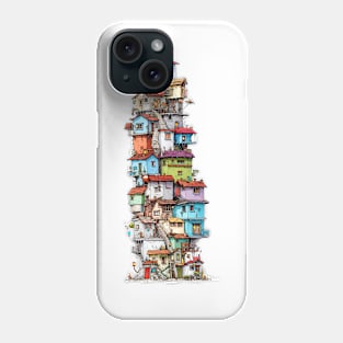 Little Beautiful Houses Cramped Phone Case