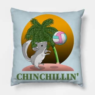 Chinchilla Chinchillin' Pillow