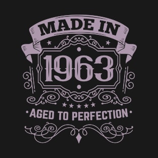 60th birthday born in 1963 - Made in 1963 T-Shirt