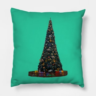 Animal Kingdom Christmas Pillow