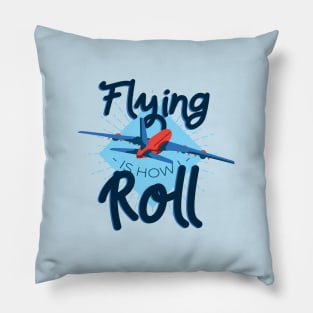 Flying Airplane Pillow