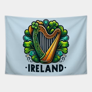 Irish Harp Tapestry