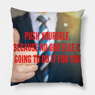 Success Motivational Quote Pillow