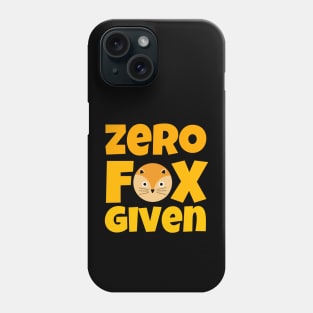 Zero Fox Given Phone Case