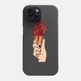 Ice cream heart Phone Case