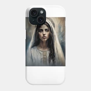 impression about delicate beauty of Holy Mary Phone Case