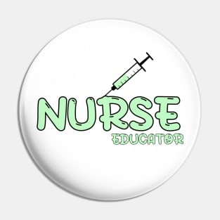 Nurse Educator Green Pin