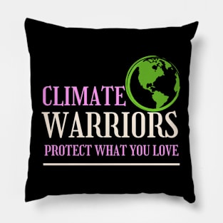 climate warriors Pillow