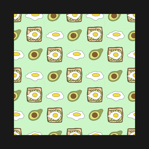 Avocado Toast Patterns by casualism