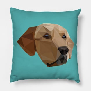 Low poly labrador Pillow