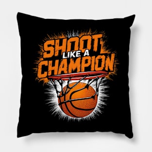 Dynamic Basketball Hoop: Shoot Like a Champion Pillow