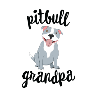 Pitbull Grandpa Pawpa Dog Grandparents Grand Paw T-Shirt