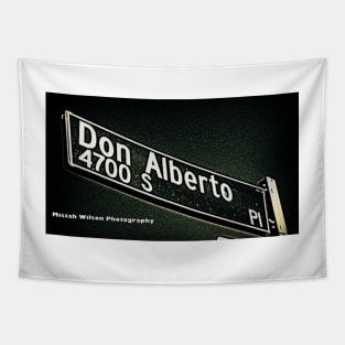 Don Alberto Place, Los Angeles, California by Mistah Wilson Tapestry