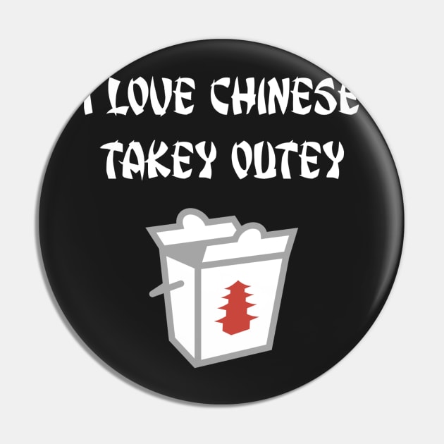 Funny Chinese Food Take Out Box Pin by MedleyDesigns67