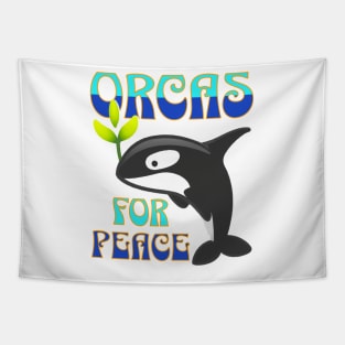 Orcas for Peace Tapestry