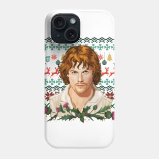 Jamie Fraser Ugly Christmas Sweater Phone Case