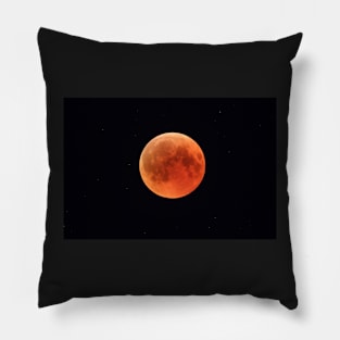 Super Bloody Moon full eclipse Pillow