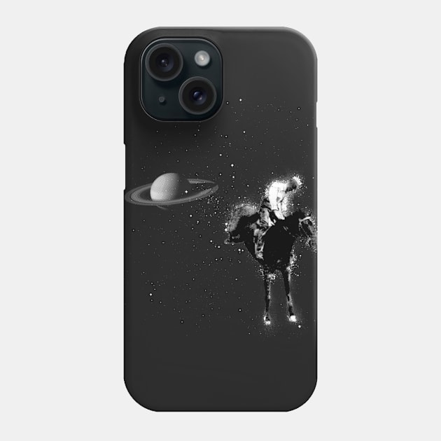 Space Cowboy Phone Case by Cpt. Hardluck