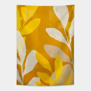 Yellow Abstract Boho Tapestry