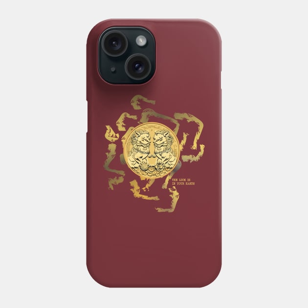 The Luck is in your Hands Phone Case by Markyartshop