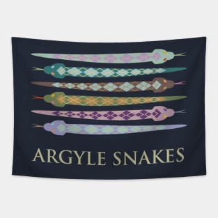 Argyle Snakes Sweater Socks Scottish Diamond Pattern Tapestry