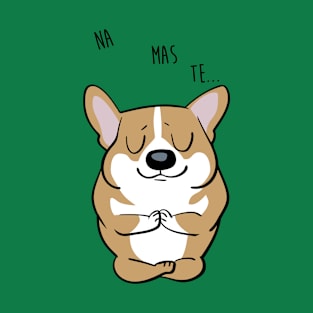 Namaste Corgi T-Shirt