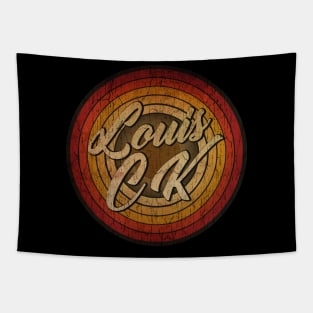 arjunthemaniac,circle retro faded Louis CK Tapestry