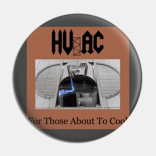 HV / AC For Those About to Cool | Album Cover Pin