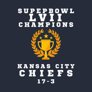 Super Bowl LVII (2023) Champions Kansas City Chiefs T-Shirt