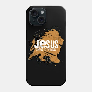 Jesus the Lion of Judah - Gold Phone Case