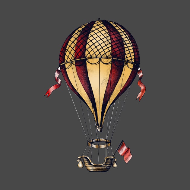 Vintage Balloon Illustration by pocketlama