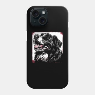 Retro Art Newfoundland dog Dog Lover Phone Case