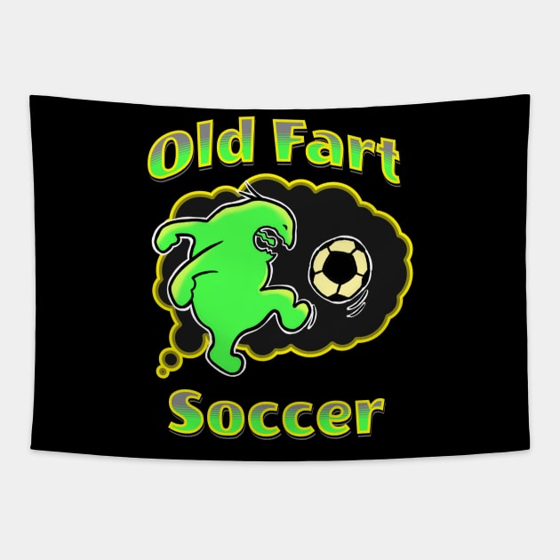 old fart soccer Tapestry by Rob's Tee's