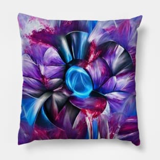 "Beauty Undefined" acrylic abstract Pillow