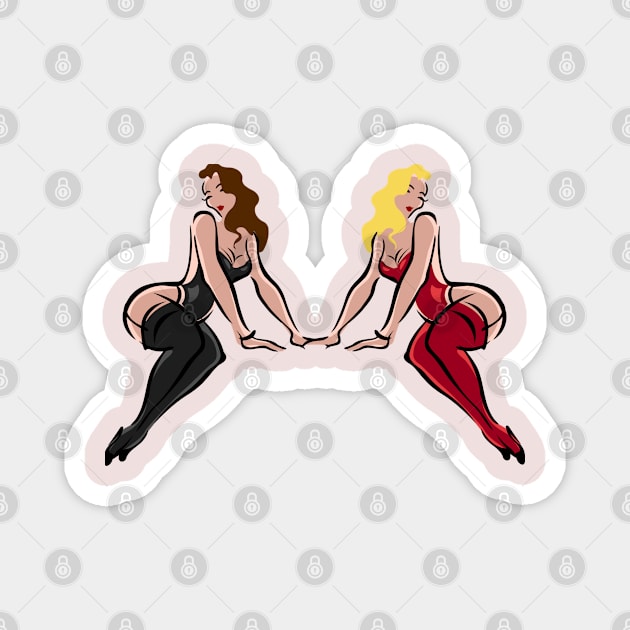 Sexy Ladies Magnet by CasualTeesOfFashion