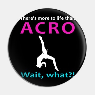 There's More to Life than Acro...Wait, What? Pin