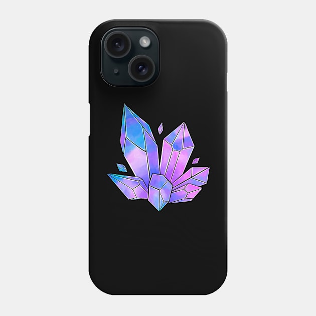 Vibrant Crystals Phone Case by FloralVenus