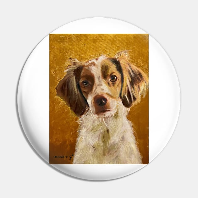 Brittany Spaniel Pin by gjspring