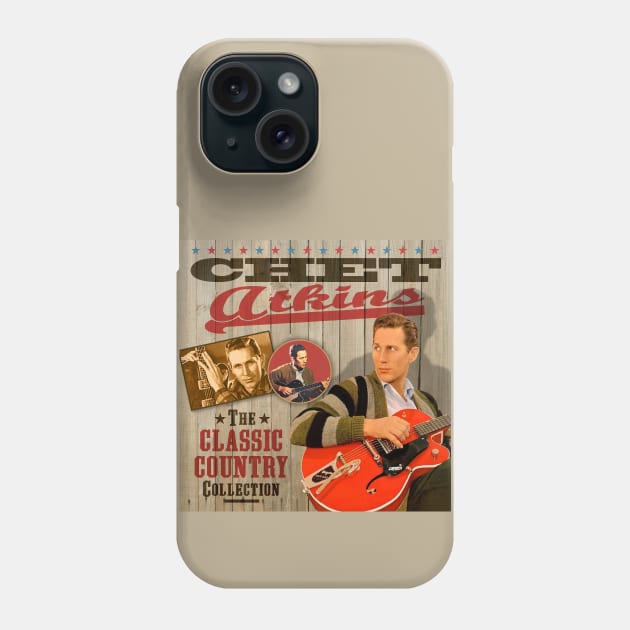 Chet Atkins - The Classic Country Collection Phone Case by PLAYDIGITAL2020