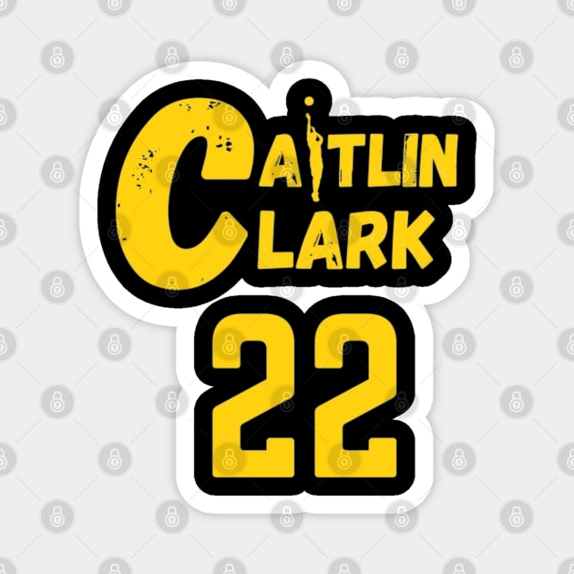 CAITLIN CLARK 22 IOWA Magnet by Alexander S.