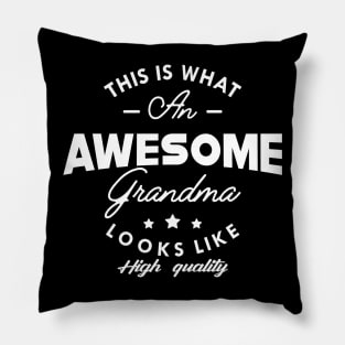 Grandma - This is what an awesome grandma looks like Pillow