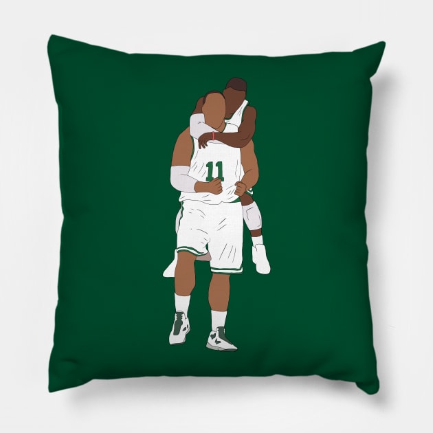 Big Baby And Nate Robinson Pillow by rattraptees