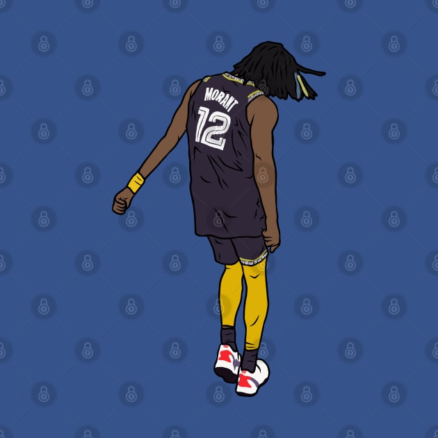 Ja Morant Griddy by rattraptees