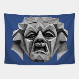 Head artdeco sculpture / Swiss Artwork Photography Tapestry