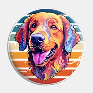 Golden Retriever Quote Pin