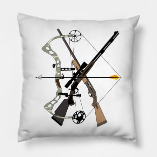 Hunter Toys, Hunting, Weapons, Hunter Gifts Pillow