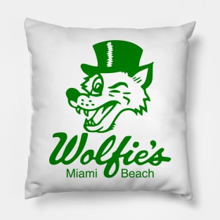 Wolfie's Restaurant  Miami Beach, Florida Pillow